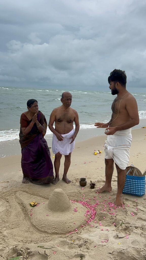 Puja at Rameshwaram