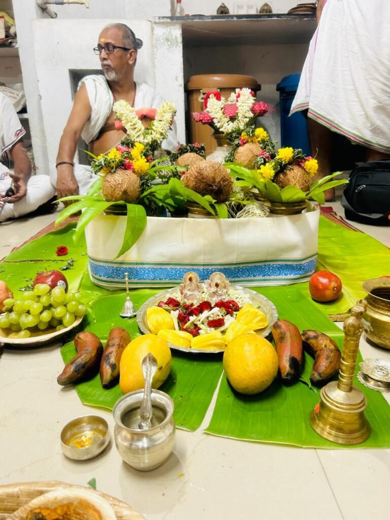 Puja at Rameshwaram